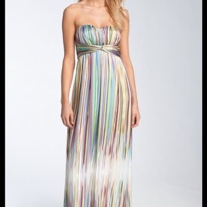 NWT Strapless Maxi Dress